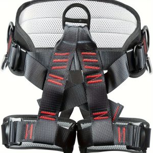 Professional Thick Climbing Belt for Caving, Rappelling, Rock Climbing, and Outdoor Adventures